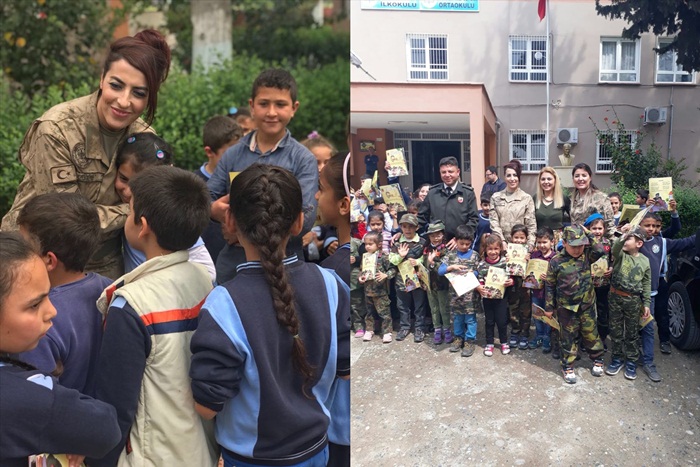 Çocuklara jandarma tanıtıldı
