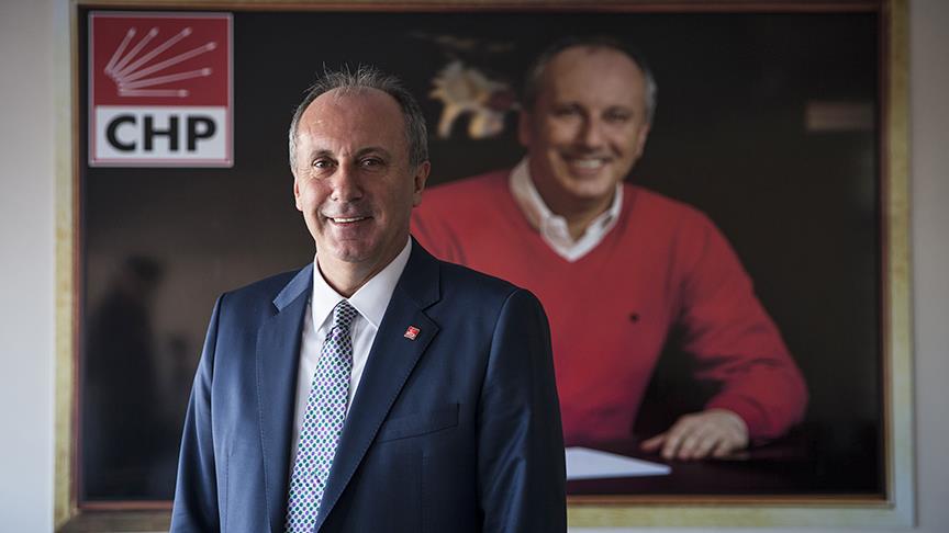 CHP'nin cumhurbaşkanı adayı Muharrem İnce