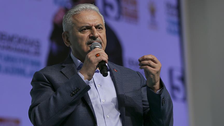 Başbakan Yıldırım: Cumhur İttifakı'yla yola çıkanlar alçaklara dersini verecek