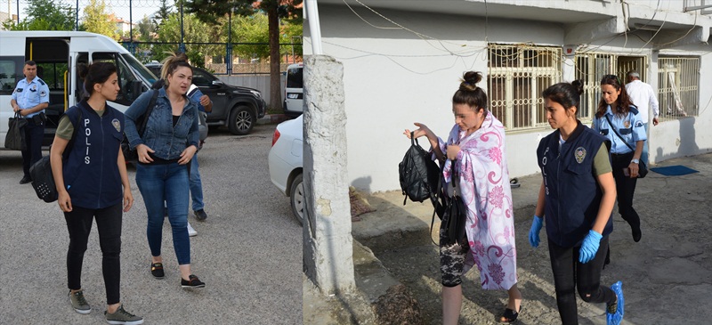 Polis baskınına karşı tarihi kaleden gözetleme yapmışlar