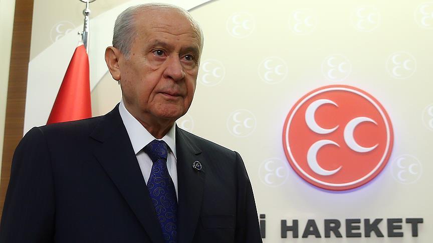 Bahçeli il başkanlarıyla bir araya geldi