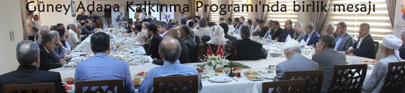 Güney Adana Kalkınma Programı'nda birlik mesajı  