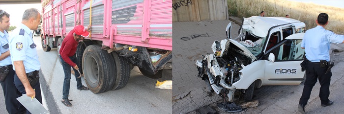 Adana'da trafik kazası: 2 yaralı