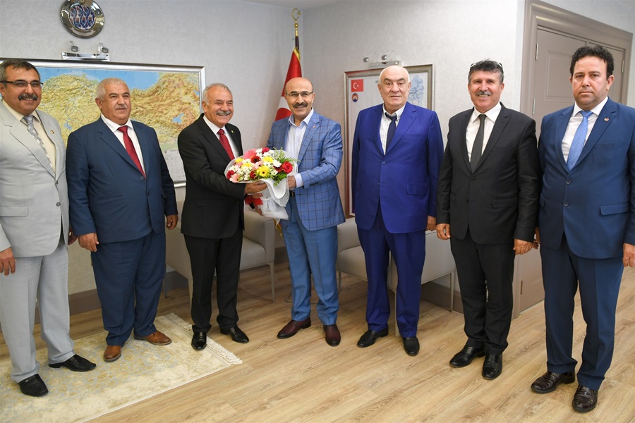 AESOB Başkanı Sözütek Ve Yönetim Kurulu Üyeleri, Vali Demirtaş'ı Ziyaret Etti