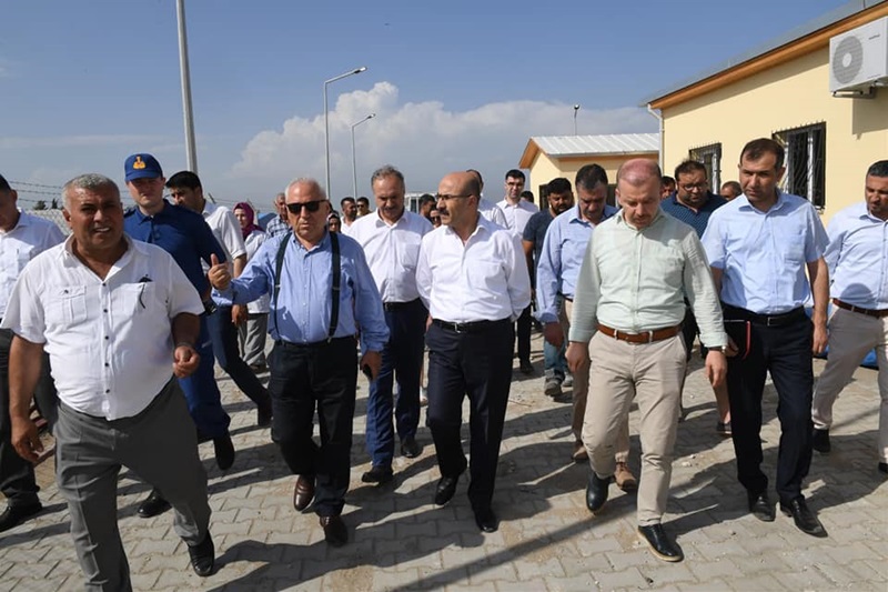 Vali Demirtaş, “METİP” Hizmet Binalarında İncelemelerde Bulundu