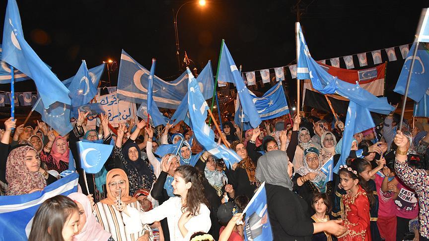 Kerkük'te Türkmenlerin seçim protestosu sürüyor