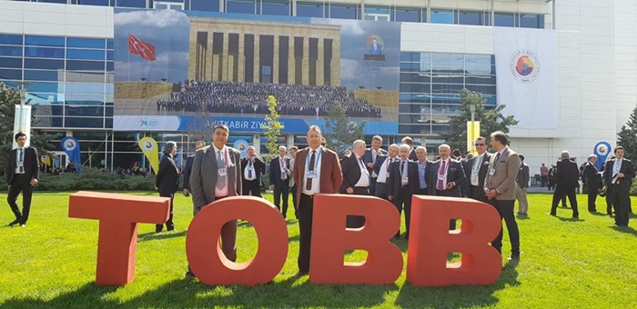 Ceyhan Ticaret Odası Heyeti, TOBB’nin 74. Genel Kuruluna katıldı.