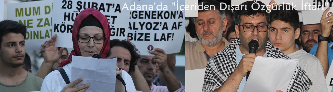 Adana'da "İçeriden Dışarı Özgürlük İftarı" programı