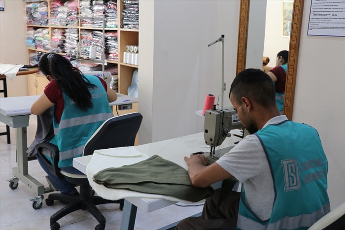 Meslek edindirilen hükümlüler üretime katkı sağlıyor