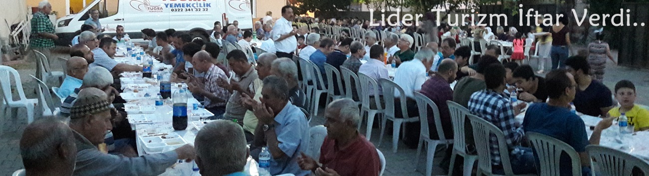 Lider Turizm İftar Verdi..