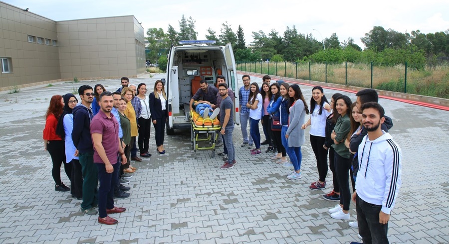 ÇÜ Abdi Sütçü MYO Öğrencileri Ambulans Sürüş Teknikleri Eğitimi Aldı.