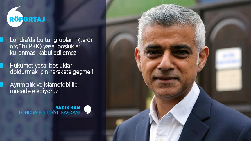 Londra Belediye Başkanı'ndan hükümete PKK çağrısı