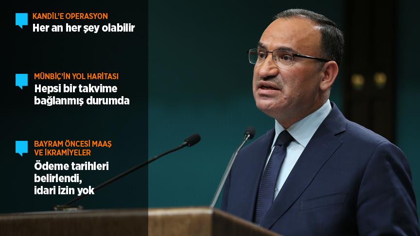 Bozdağ: Ramazan Bayramı'nda idari tatil söz konusu değil