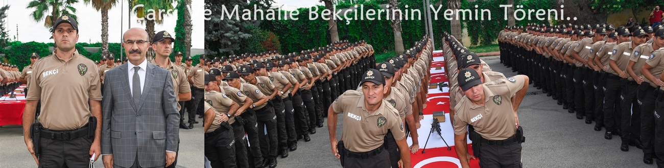 Vali Demirtaş, Çarşı Ve Mahalle Bekçilerinin Yemin Törenine Katıldı
