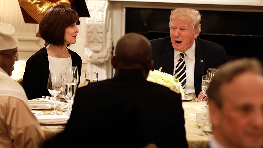 Trump'tan Beyaz Saray'da ilk iftar