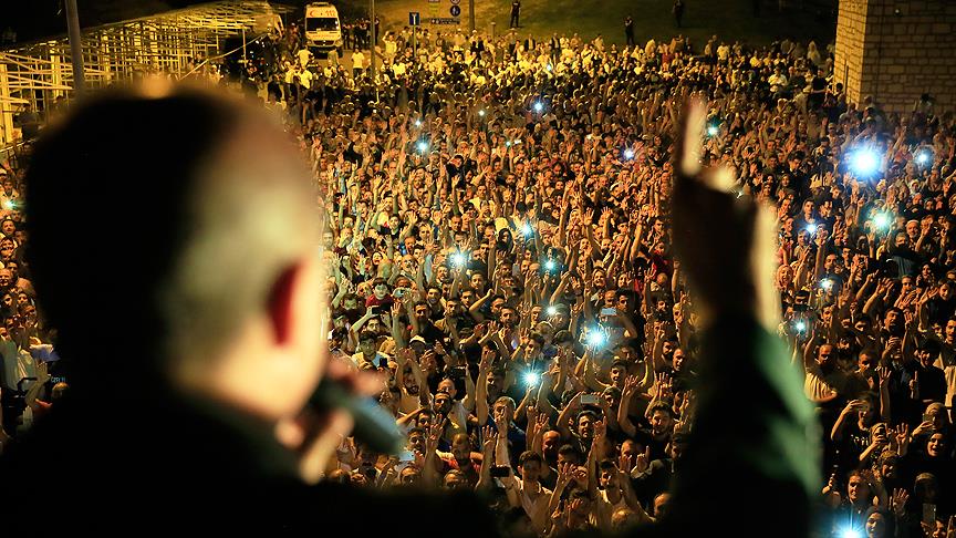 Erdoğan: Vatan yansa, ateşinde ısınacak kadar gözü dönmüş bir muhalefetimiz var