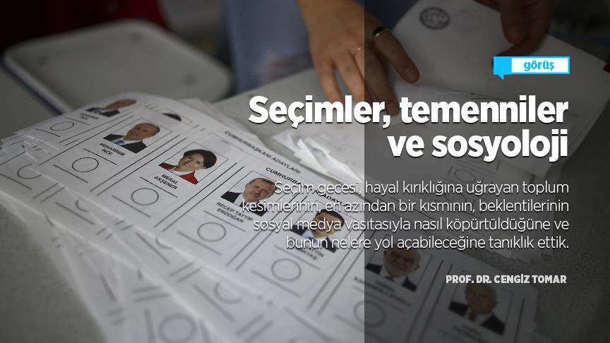 Seçimler, temenniler ve sosyoloji