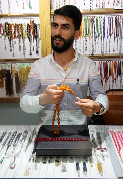 Suudi prenslerin tespihleri Adana'dan