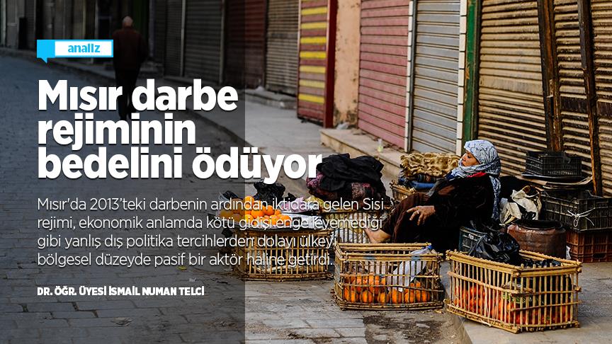 Mısır darbe rejiminin bedelini ödüyor