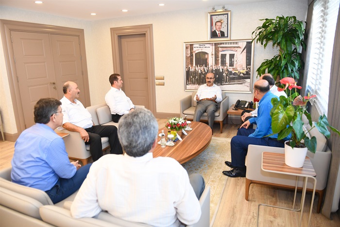 Vali Demirtaş, Ziraat Odası Başkanları ile Bir Araya Geldi