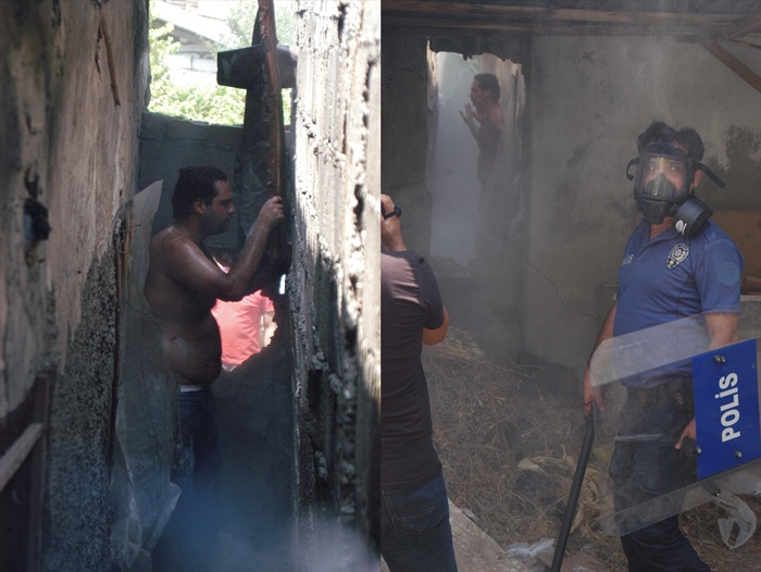 Saklandığı yerin duvarı balyozla kırılarak yakalandı