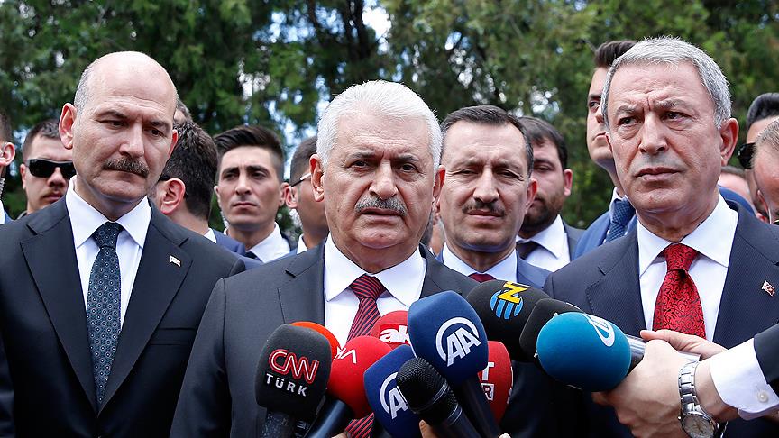 TBMM Başkanı Yıldırım: Amerika'nın terör örgütüyle işbirliğine girmesi utanç verici