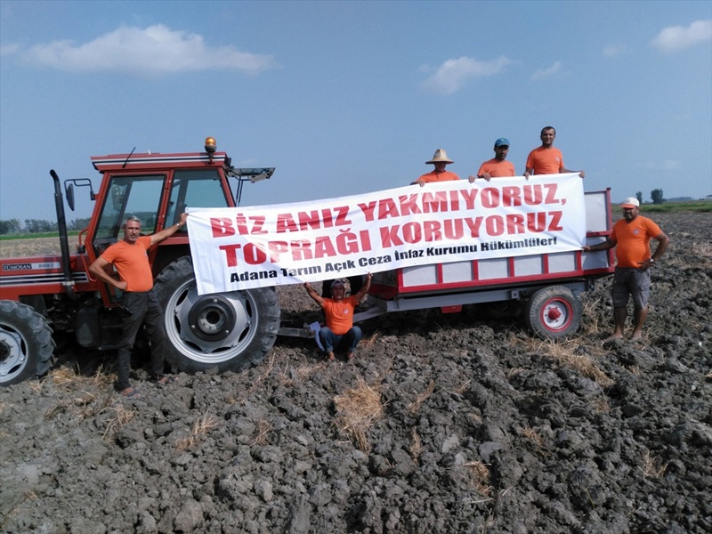 Adana'da anız yangınlarına karşı önlem
