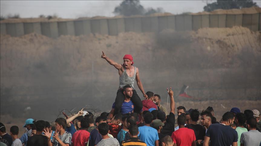 Fanatik Yahudilerin Mescid-i Aksa baskınları Gazze'de protesto edildi