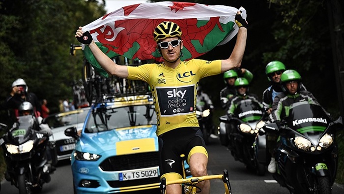 Fransa Bisiklet Turu'nda şampiyon Geraint Thomas