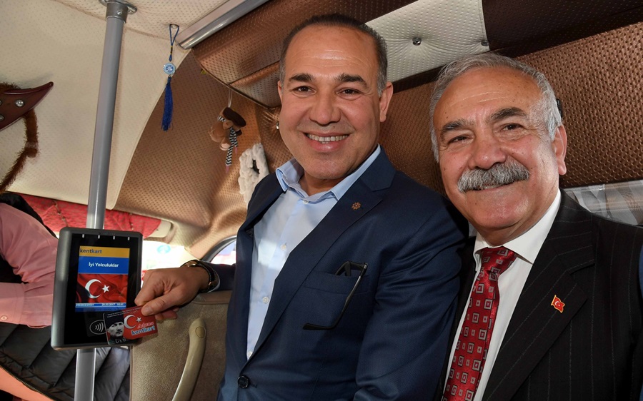 Adana’da kentiçi  toplu taşımada nakit ödeme kalkıyor..  