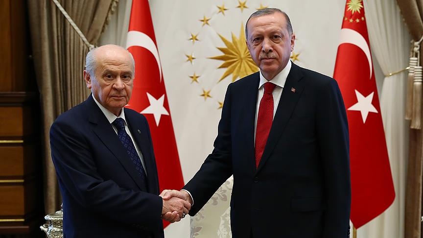 Cumhurbaşkanı Erdoğan, Bahçeli ile görüşecek