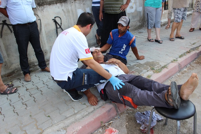 Tüp isteme bahanesiyle çağırıp, darbettiler