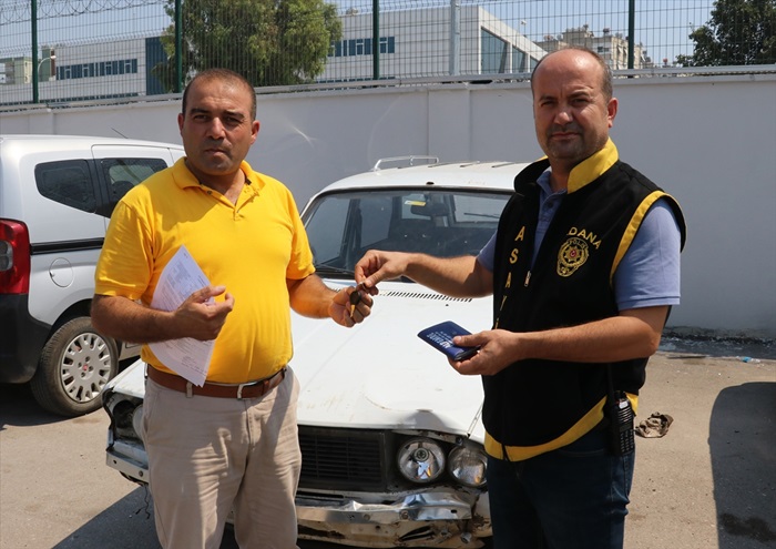 Çalınan otomobil "yakıt hesabıyla" bulundu