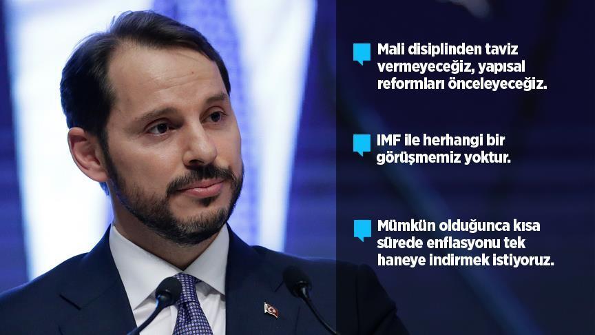 Albayrak: Mali disiplinden taviz vermeyeceğiz