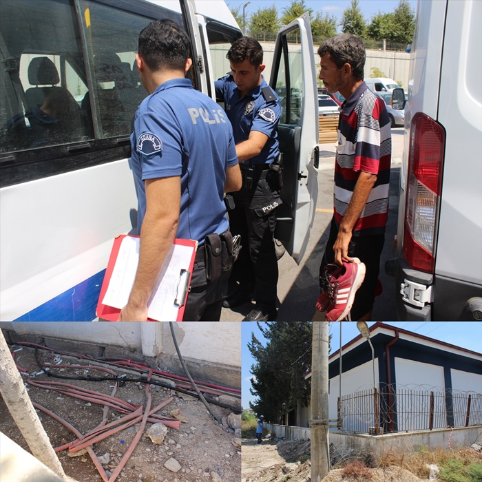 Adana'da trafodan kablo hırsızlığı iddiası
