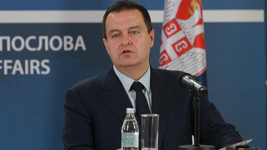 Dacic: Sırbistan Türkiye'ye karşı bir koalisyonun içinde yer almayacak