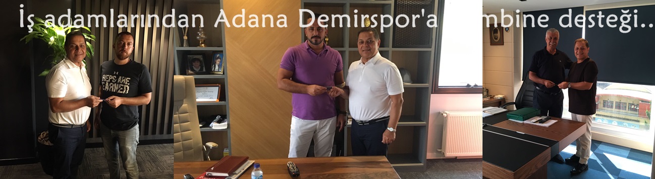 İş adamlarından Adana Demirspor'a kombine desteği