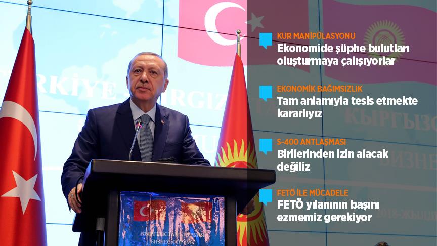 Erdoğan: Doların egemenliğine son vermemiz gerekiyor