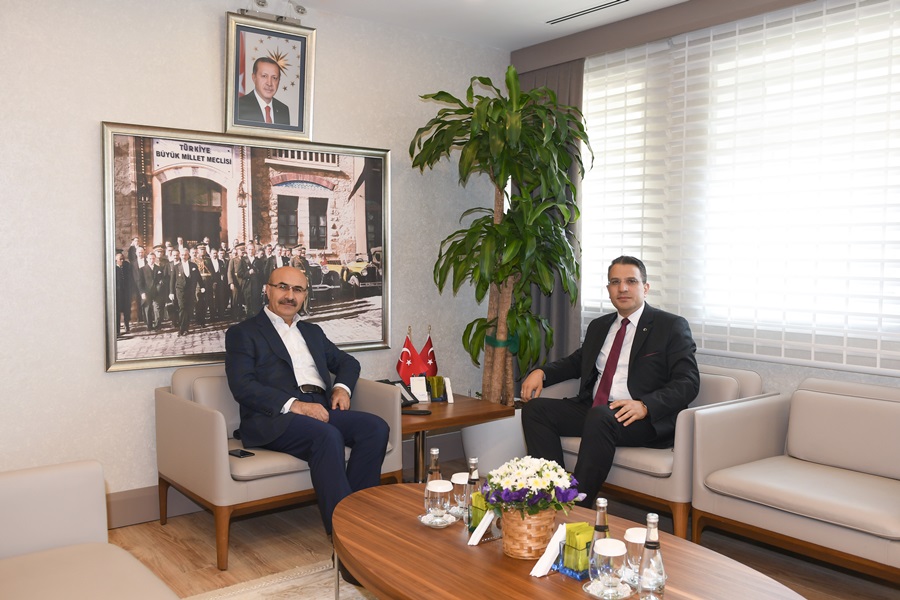 Adana Cumhuriyet Başsavcısı Ömer Faruk Yurdagül, Vali Mahmut Demirtaş'a İade-İ Ziyarette Bulundu