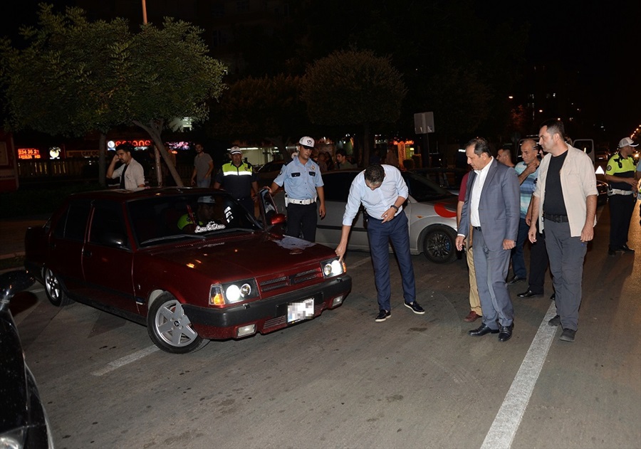Adana'da Araçlara gürültü cezası