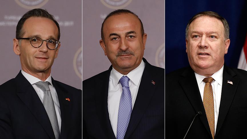 Çavuşoğlu, Pompeo ve Maas ile telefonda görüştü