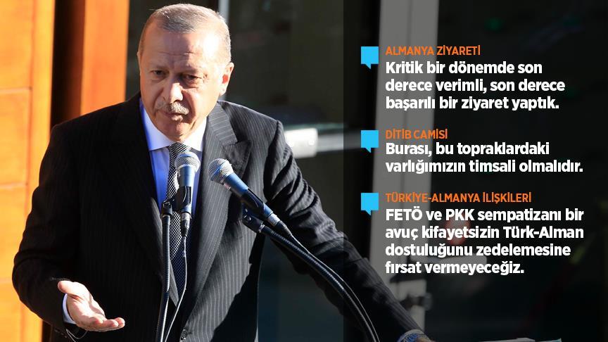 Erdoğan: Kritik dönemde başarılı bir ziyaret yaptık