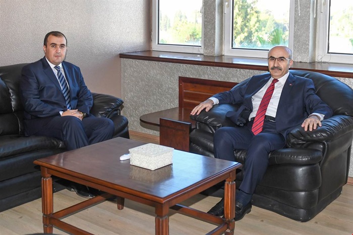 Vali Demirtaş’ın Yüreğir İlçe Kaymakamı Bingöl'e 'Hayırlı Olsun' Ziyareti