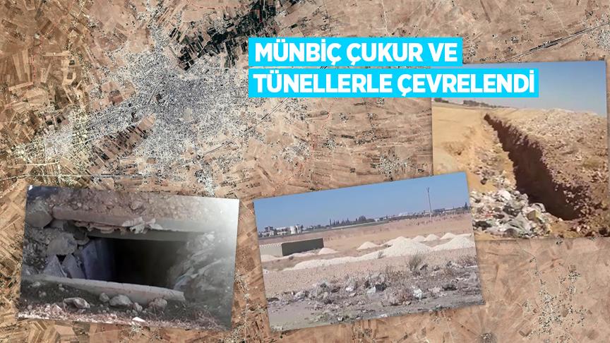 YPG/PKK Münbiç'i çukurlarla çevreledi