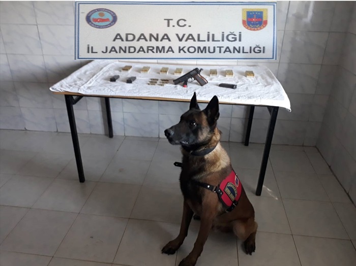 Adana'da ruhsatsız tabanca ele geçirildi