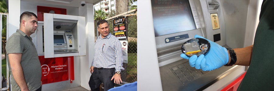 Adana'da ATM'de kart kopyalama düzeneği bulundu