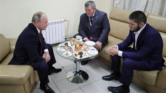 Putin, Habib Nurmagomedov ile görüştü