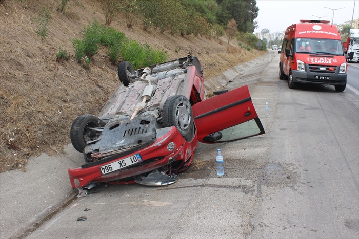 Adana'da trafik kazası: 1 yaralı