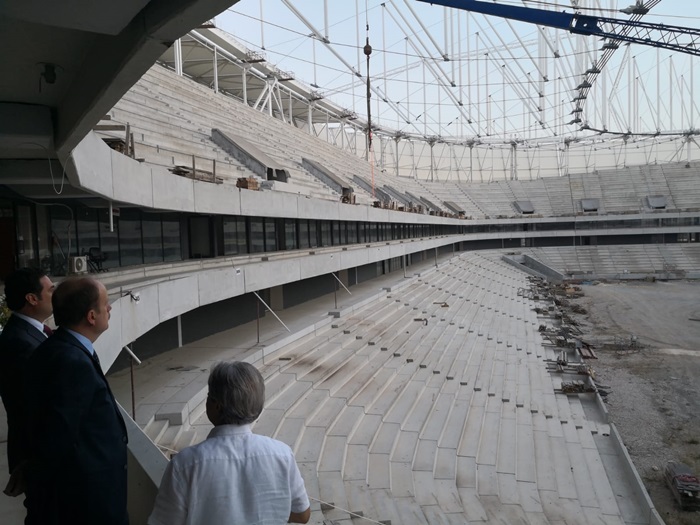 Spor Genel Müdürü Baykan, Yeni Adana Stadını inceledi