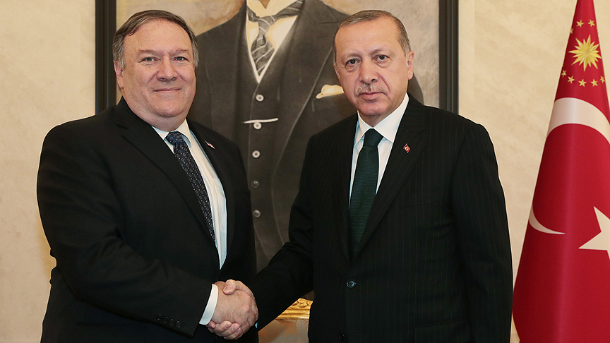 Erdoğan ile Pompeo görüştü